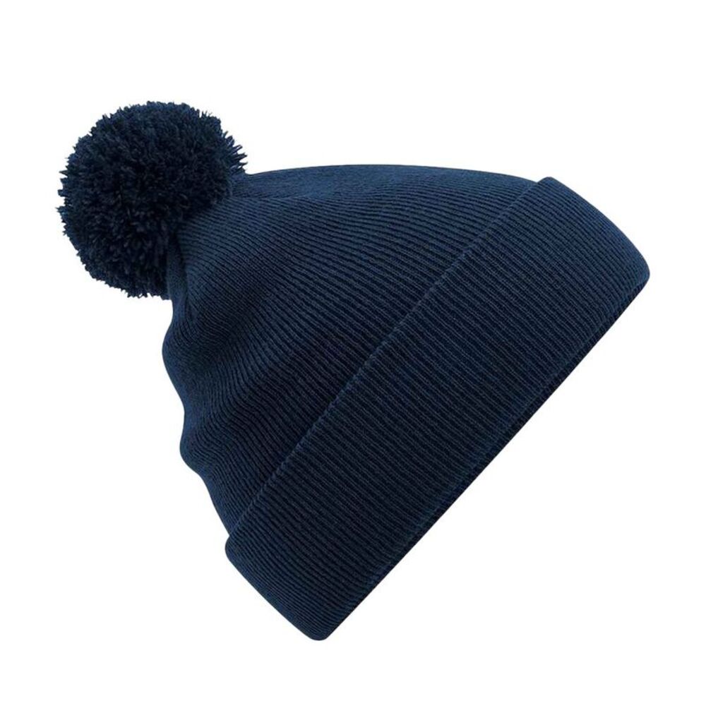 Beechfield Childrens/Kids Original Pom Pom Beanie / French Navy